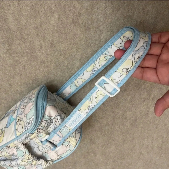 Health-Tex Vintage Baby Fridge Vinyl Insulated Bottle Bag Pastels Blue Animals - Picture 12 of 16